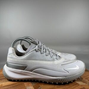Nike Vapor Drive Field Hockey Shoes Mens Size 6.5 US 39 EUR White Silver